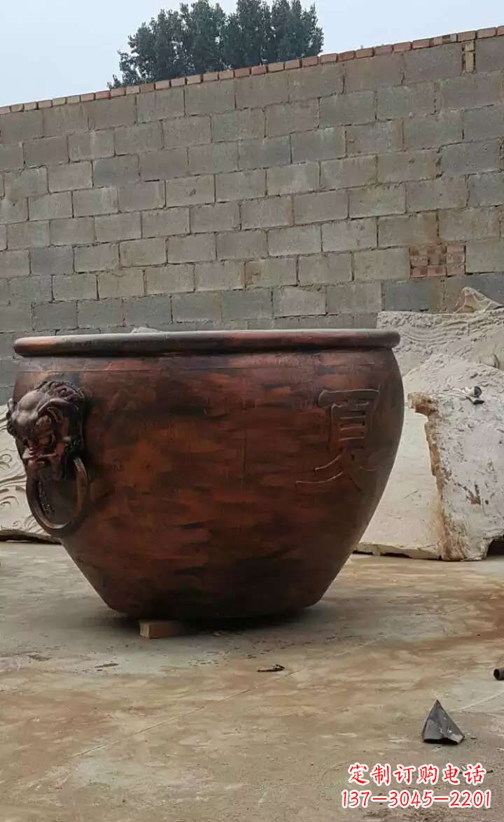 廊坊水缸铜雕