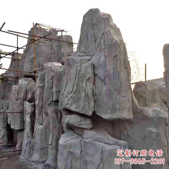 廊坊水泥塑石假山雕塑