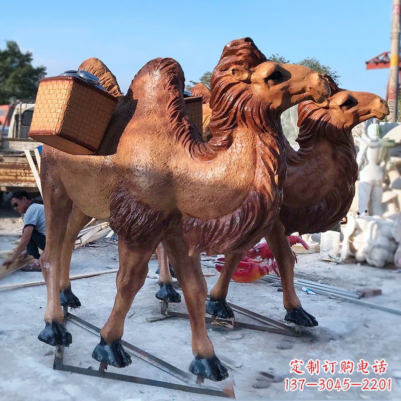 廊坊丝绸之路仿真骆驼雕塑