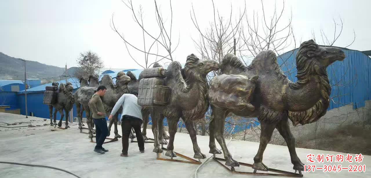 廊坊丝绸之路骆驼雕塑