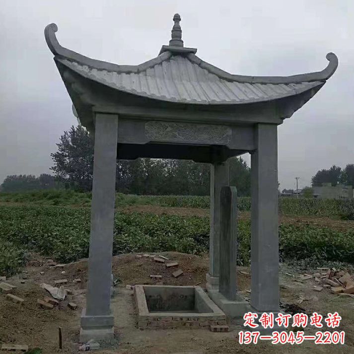 廊坊四角庭院石凉亭