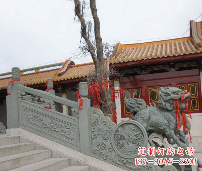 廊坊寺庙景观仿古石栏板