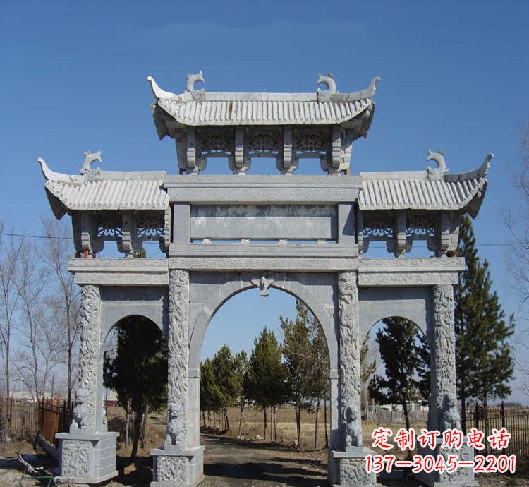 廊坊寺庙石牌坊