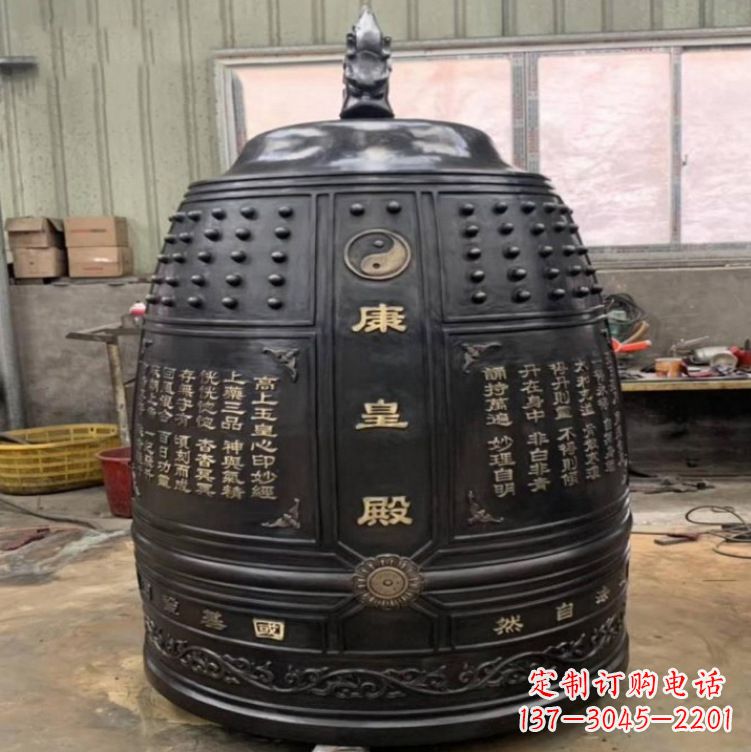 廊坊寺庙铜雕挂钟