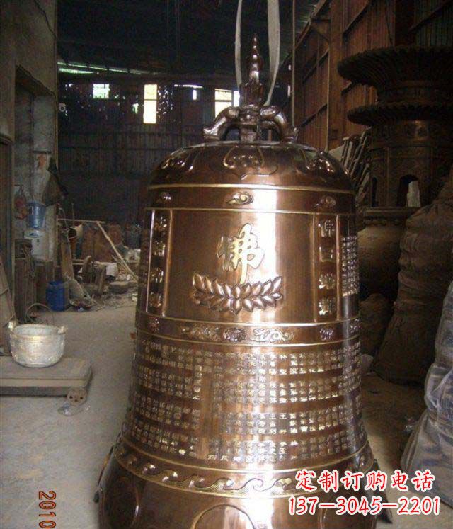 廊坊寺庙铸铜钟铜雕
