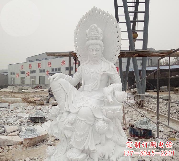 廊坊寺庙自在观音雕像