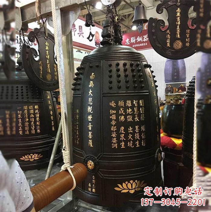 廊坊寺院挂钟铜雕塑