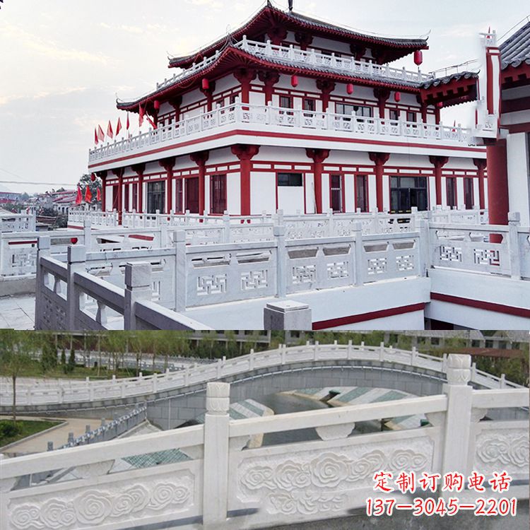 廊坊寺院石栏板