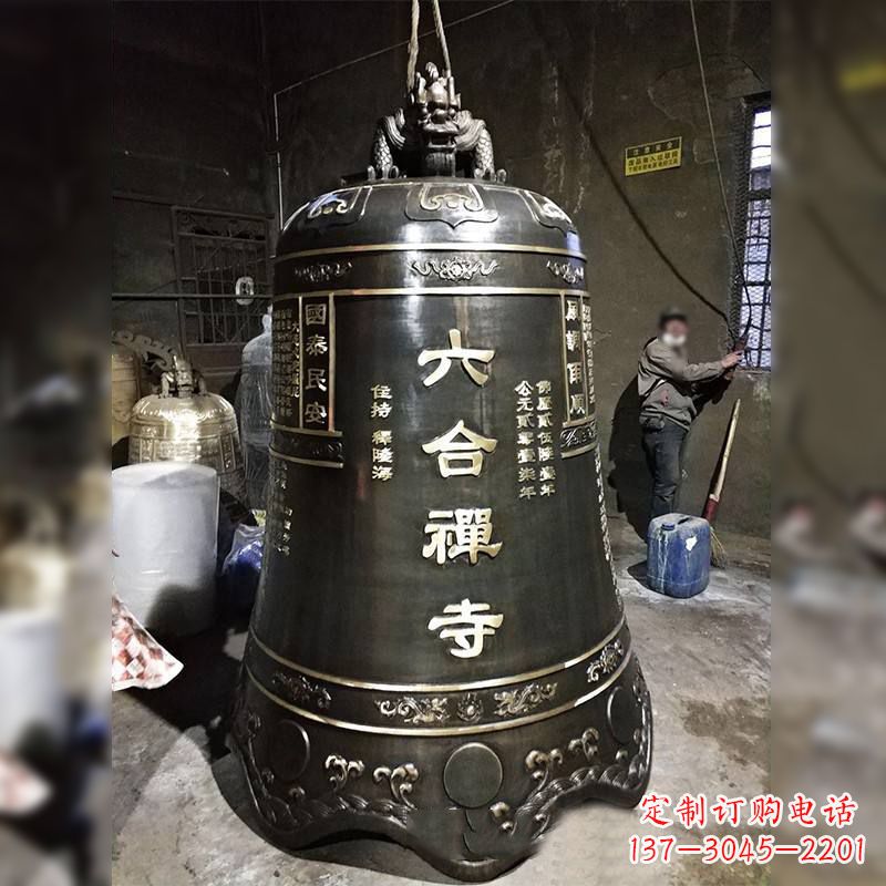 廊坊寺院铸铜铜钟