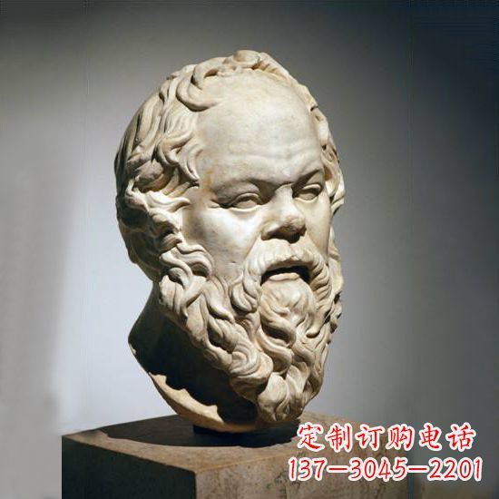 廊坊苏格拉底石雕头像