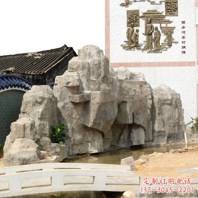 廊坊塑石假山雕塑