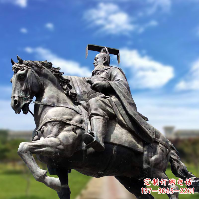 廊坊隋文帝骑马雕塑