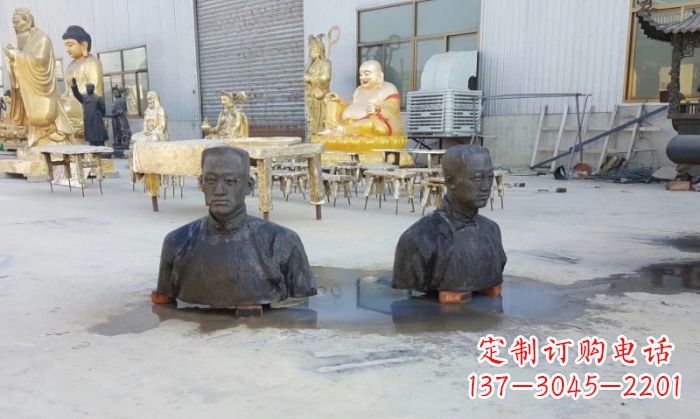廊坊陶行知半身像铜雕