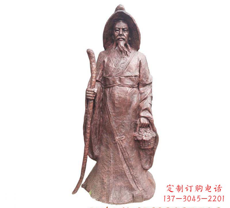 廊坊陶渊明铜雕像