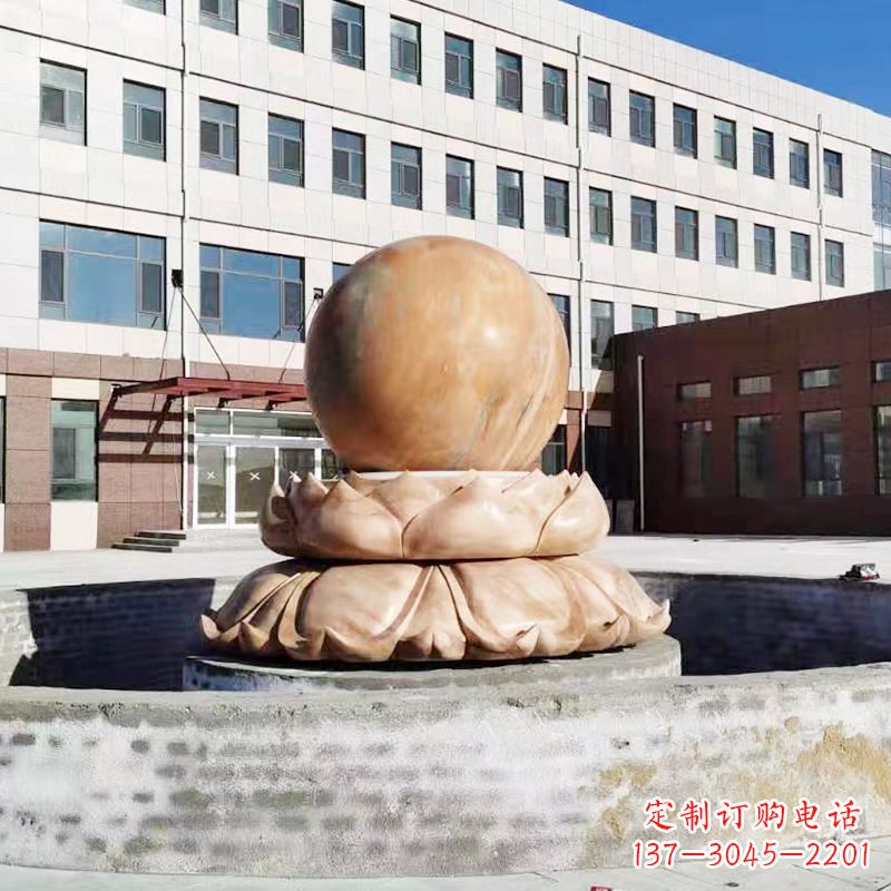 廊坊特色的石雕风水球