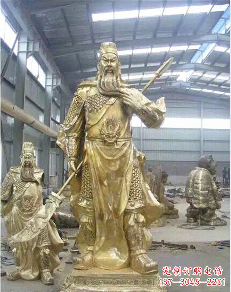 廊坊提刀关公武财神雕塑