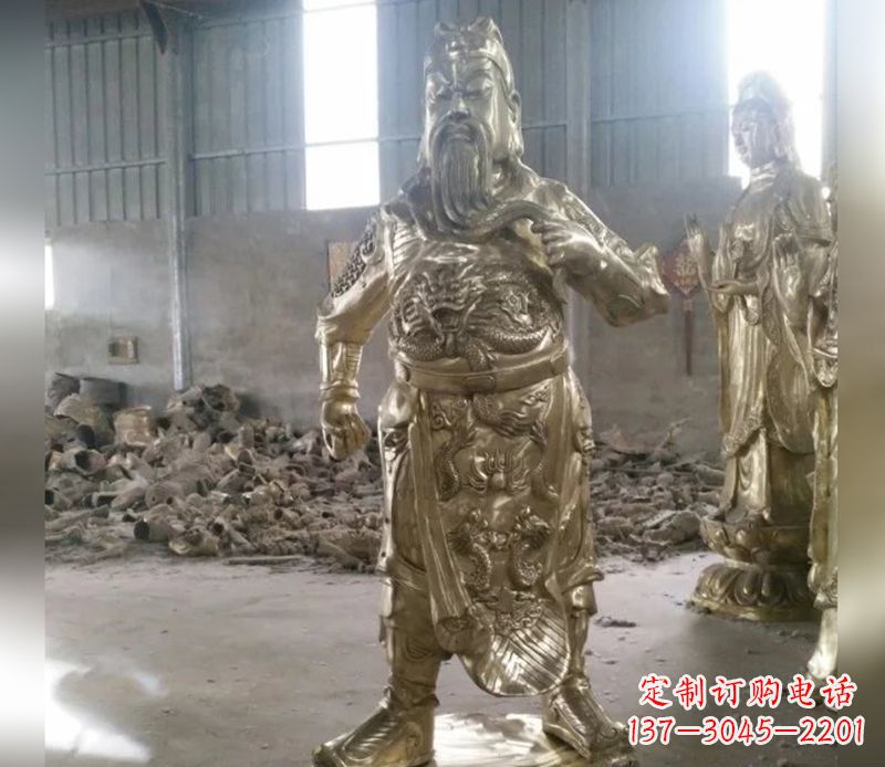 廊坊提刀关公武财神铜雕