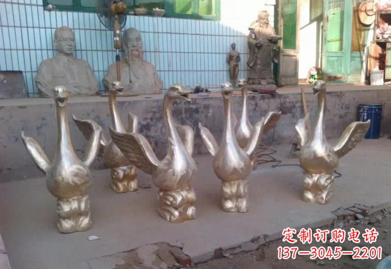 廊坊天鹅喷泉雕塑