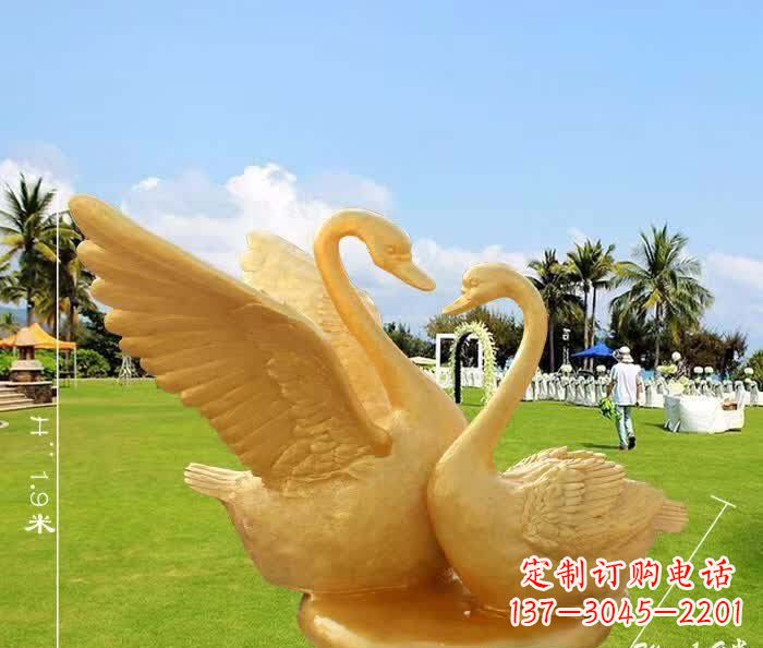 廊坊天鹅铜雕