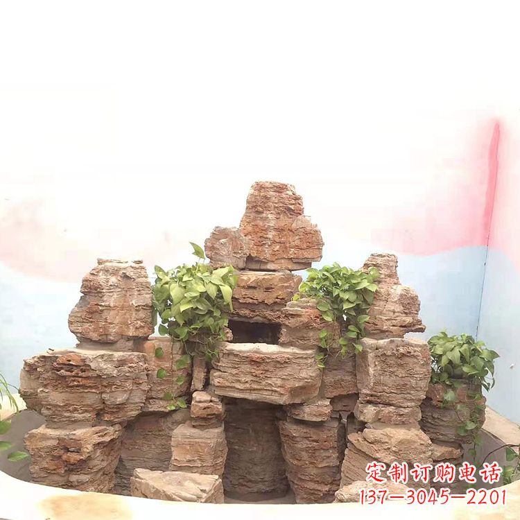 廊坊庭院园林假山鱼池