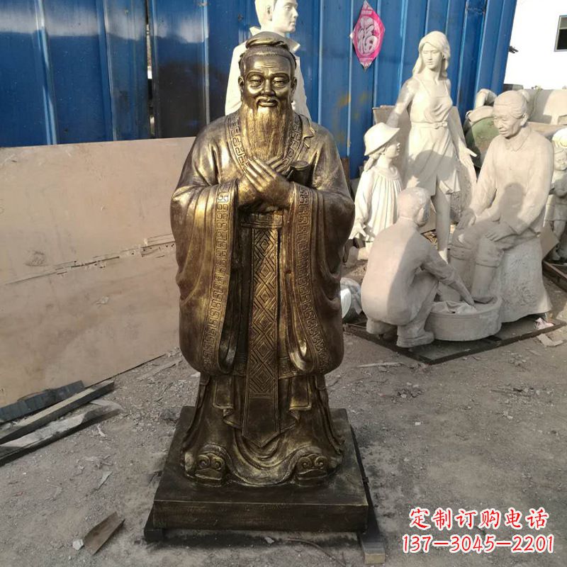 廊坊同济大学孔子雕塑