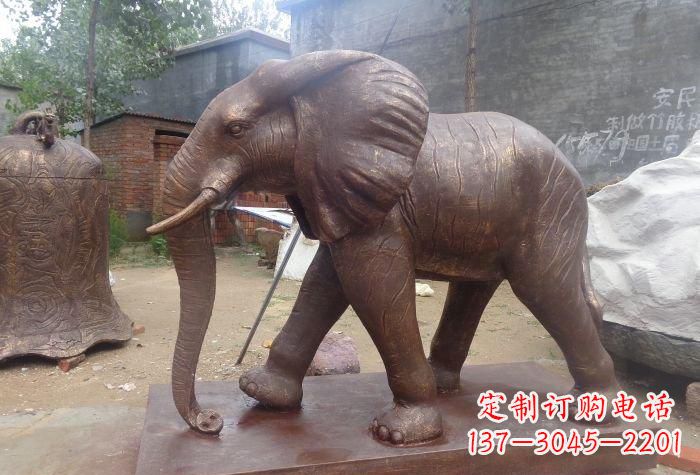 廊坊铜大象雕塑