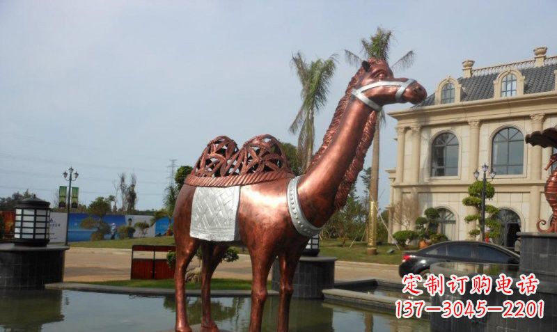 廊坊铜雕抽象骆驼