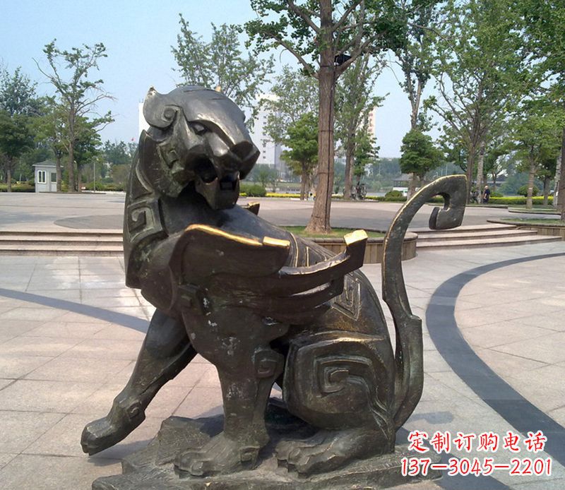 廊坊铜雕抽象十二生肖