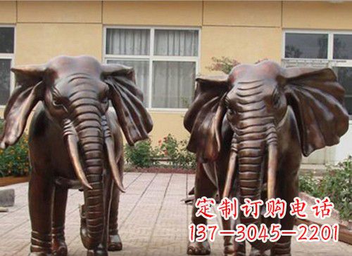 廊坊铜雕大象222