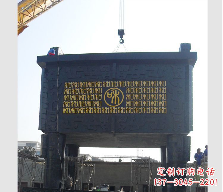 廊坊铜雕大型鼎盛香炉