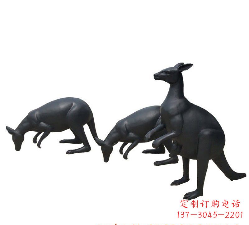 廊坊铜雕袋鼠雕塑