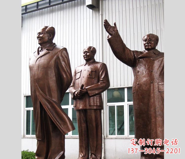 廊坊铜雕东方伟人雕塑