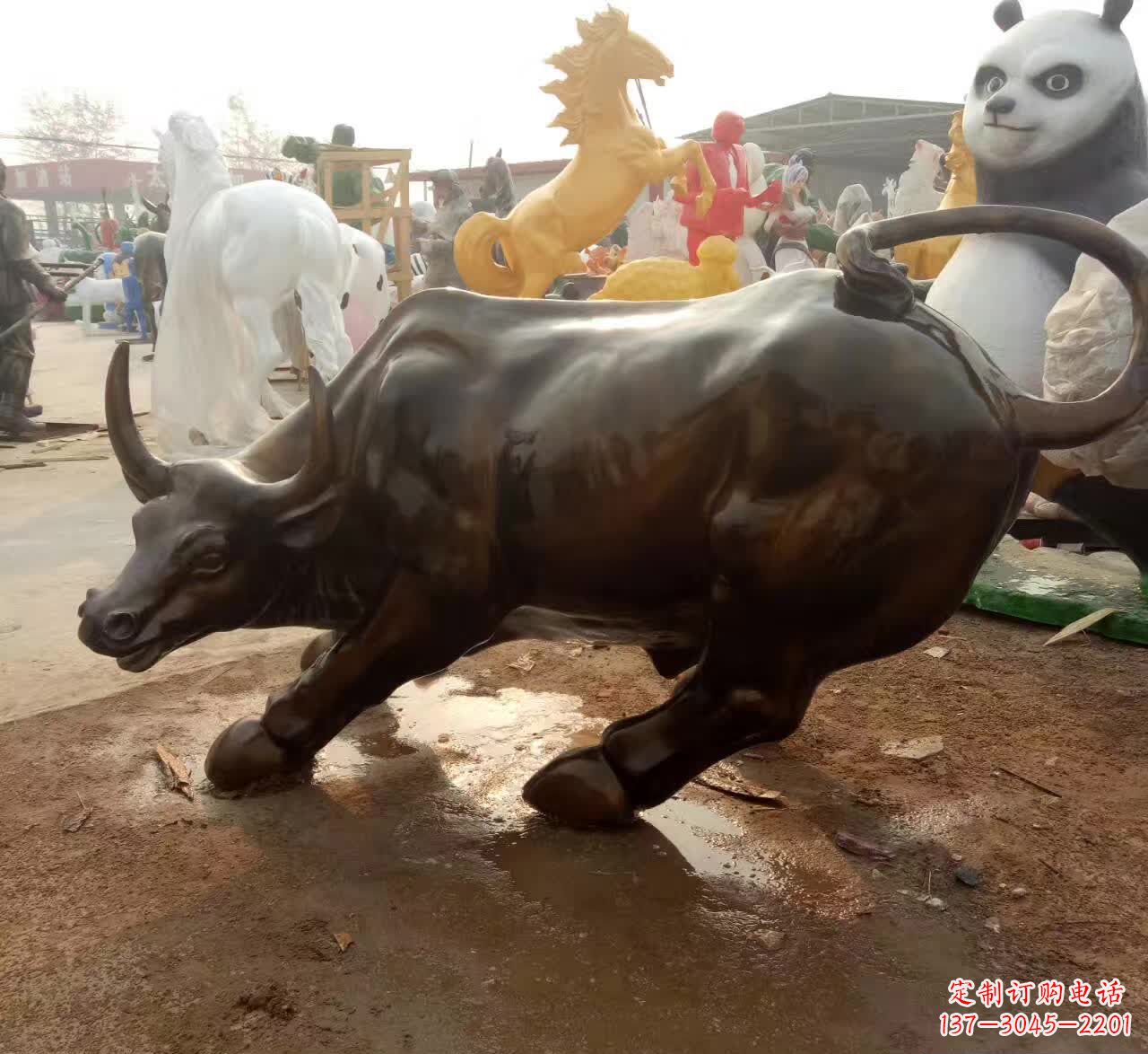 廊坊铜雕动物牛
