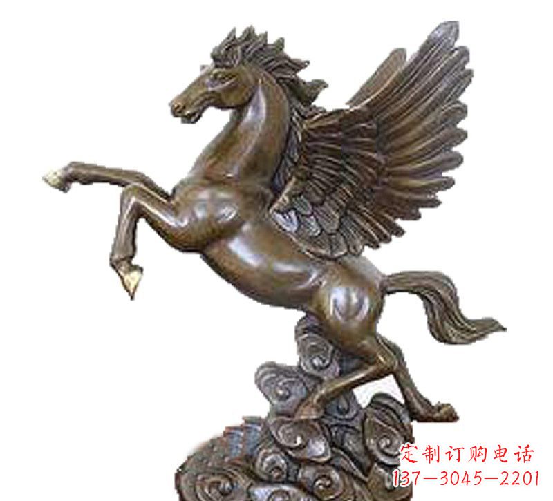 廊坊铜雕飞黄腾达飞马