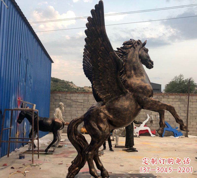 廊坊铜雕飞马雕塑