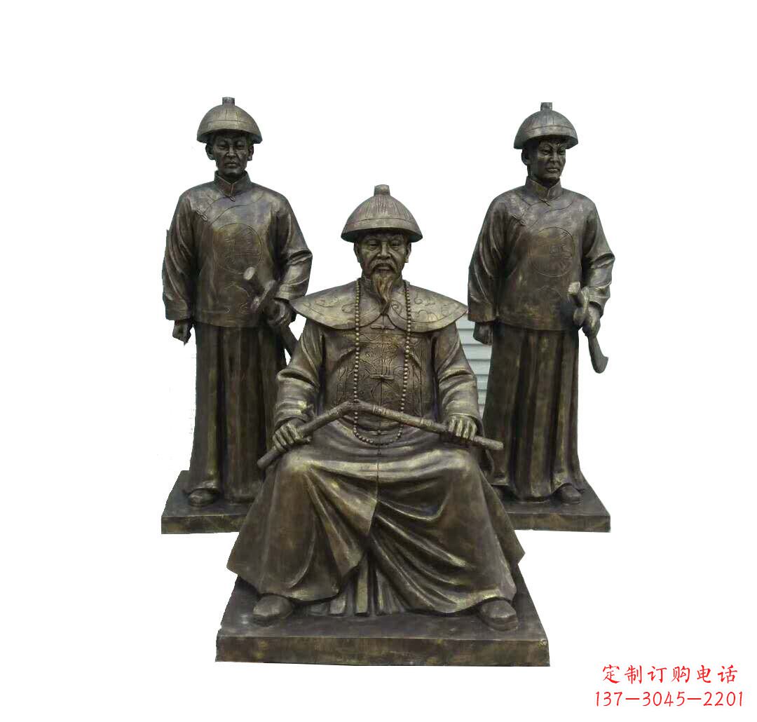 廊坊铜雕古代名人林则徐