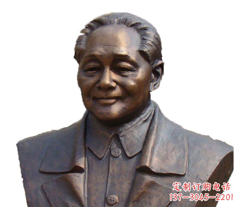 廊坊铜雕广场纪念伟人邓小平雕塑