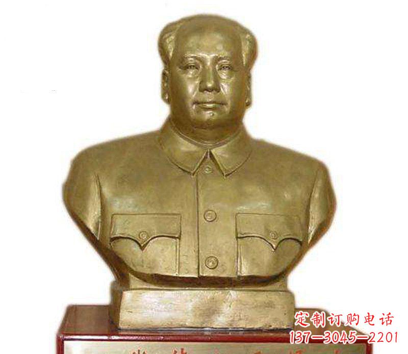 廊坊铜雕广场纪念伟人主席雕塑