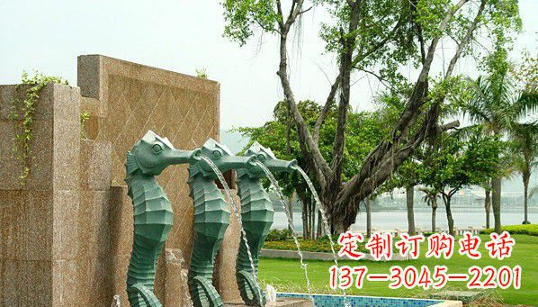 廊坊铜雕海马雕塑