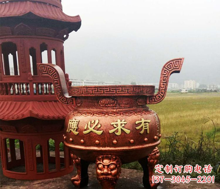 廊坊铜雕景观香炉