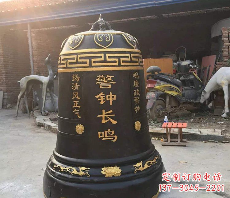 廊坊铜雕警钟长鸣寺庙雕塑