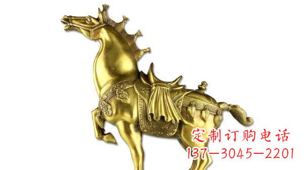 廊坊铜雕马公园动物雕塑