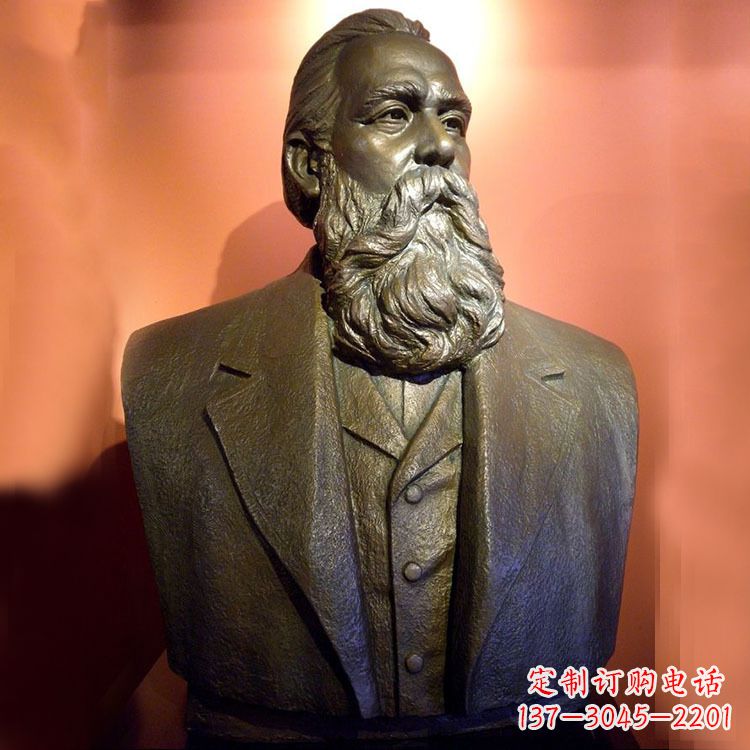 廊坊铜雕马克思雕塑