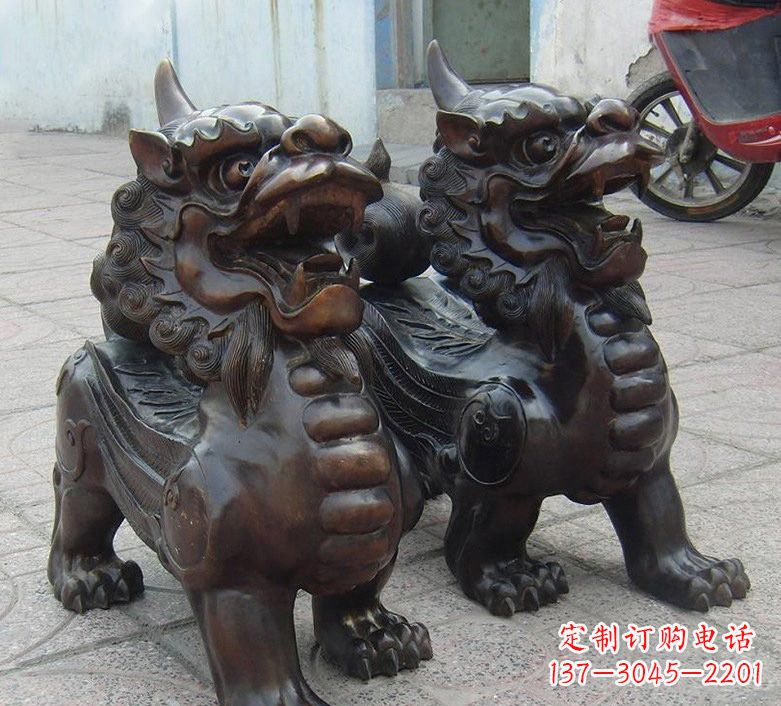 廊坊铜雕门口招财貔貅