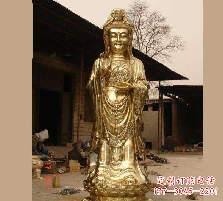 廊坊铜雕南海观音