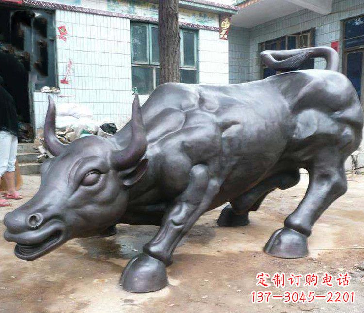 廊坊铜雕牛广场动物景观摆件 (3)