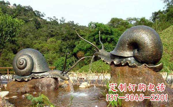 廊坊铜雕喷水蜗牛