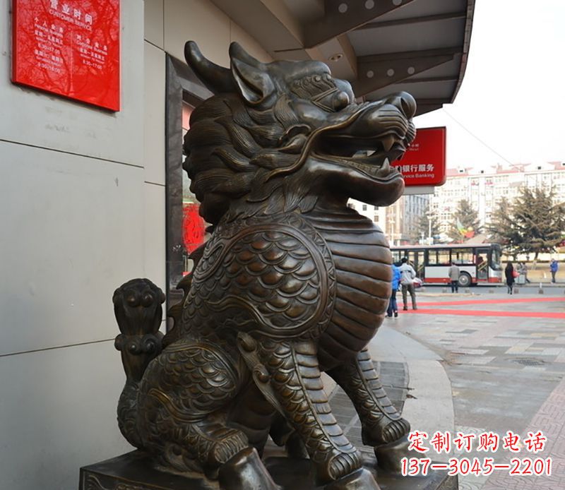 廊坊铜雕麒麟