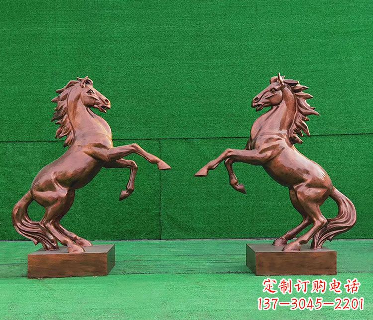 廊坊铜雕企业马到成功立马