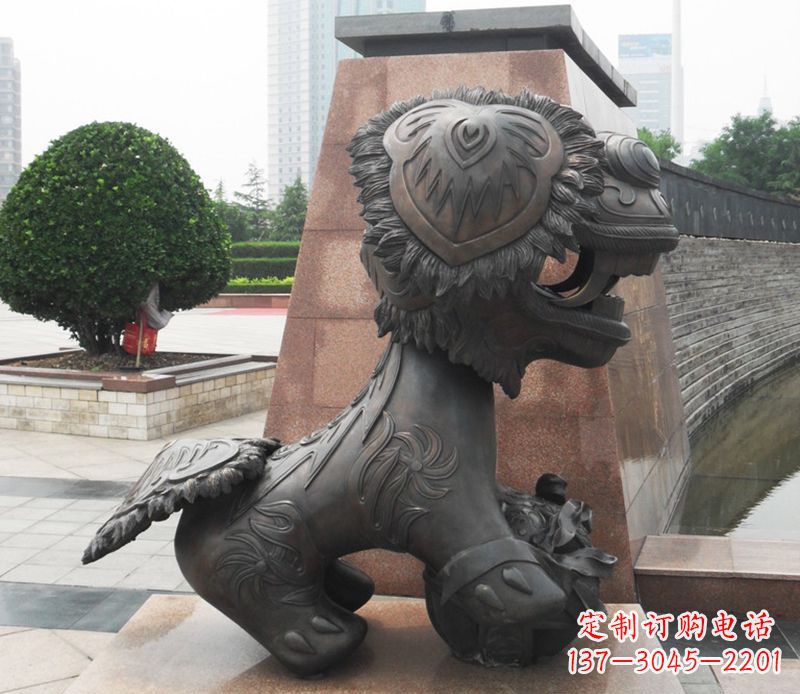 廊坊铜雕狮子